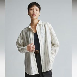 The Everlane oversized poplin shirt